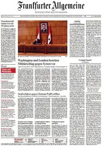 Frankfurter Allgemeine Zeitung vom Mittwoch, 28. August 2013