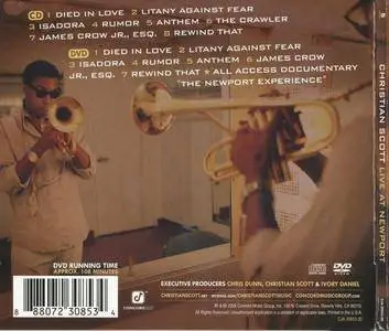 Christian Scott - Live At Newport (2008) {CD+DVD Concord Jazz CJA-30853-00}