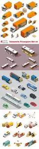 Vectors - Isometric Transport Set 10