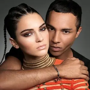 Kendall Jenner & Olivier Rousteing by Andrea Klarin for The Sunday Times Style October 2014