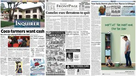 Philippine Daily Inquirer – June 18, 2016