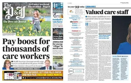 The Press and Journal North East – April 13, 2020