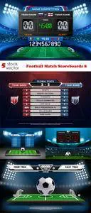 Vectors - Football Match Scoreboards 8