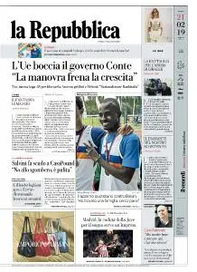 la Repubblica - 21 Febbraio 2019