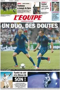L'Equipe Edition du Lundi 15 Octobre 2012