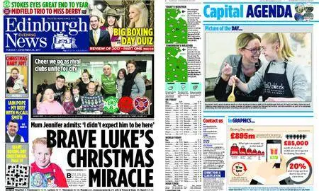 Edinburgh Evening News – December 26, 2017