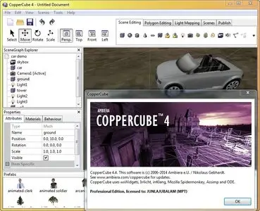 Ambiera CopperCube 4.4 Professional Edition
