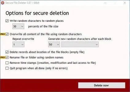 Secure File Deleter 5.07 Portable