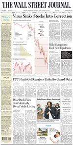 The Wall Street Journal – 28 February 2020