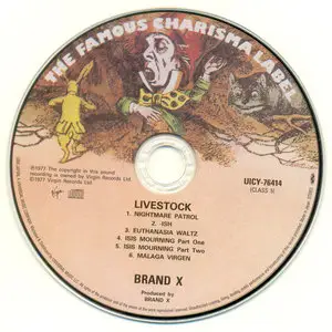 Brand X - Livestock (1977) [2014, Universal Music Japan, UICY-76414] Re-up