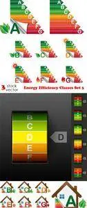 Vectors - Energy Efficiency Classes Set 3