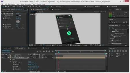 Mobile App Design and Prototyping in Photoshop and After Effects [repost]