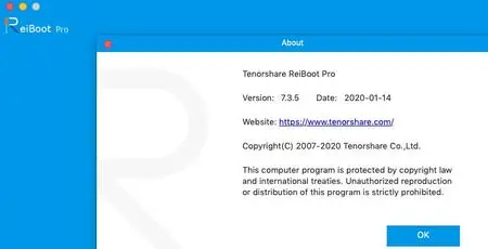 Tenorshare ReiBoot Pro 7.3.5.11 Multilingual macOS
