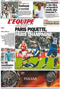 L'Equipe Edition du Dimanche 21 Octobre 2012
