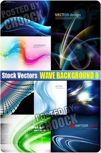 Wave background 8 - Stock Vector