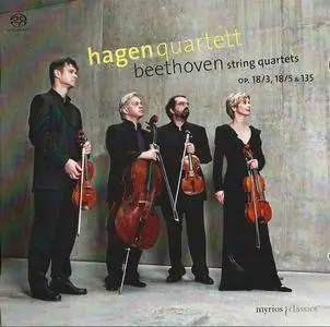 Hagen Quartett - Beethoven: String Quartets Nos. 3, 5 & 16 (2013)