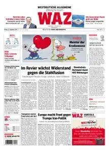 WAZ Westdeutsche Allgemeine Zeitung Essen-Steele/Kray - 22. September 2017