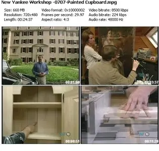 The New Yankee Workshop - Painted Cupboard
