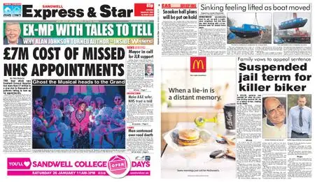 Express and Star Sandwell Edition – January 12, 2019