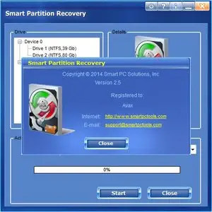 Smart Partition Recovery 2.5 DC 11.08.2014
