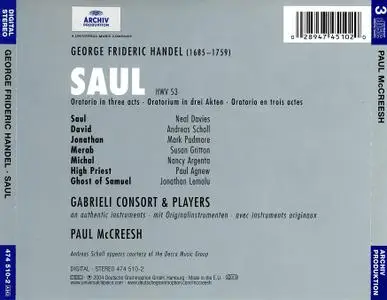 Paul McCreesh, Gabrieli Consort & Players - Handel: Saul (2004)