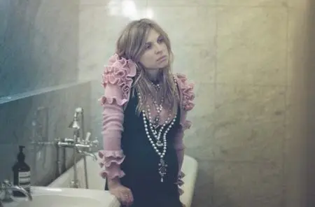 Clemence Poesy by Romina Shama for The Violet Book