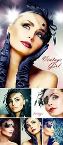 Stock Photo - Vintage Girl