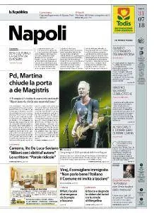 la Repubblica Napoli - 31 Luglio 2018