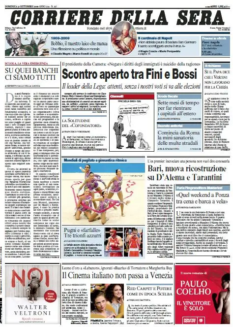 Il Corriere della Sera (13-09-09)