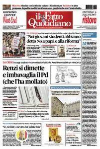 il Fatto Quotidiano - 8 Dicembre 2016