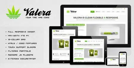 ThemeForest - VALERA v1.5 - Responsive HTML Template - 2194402