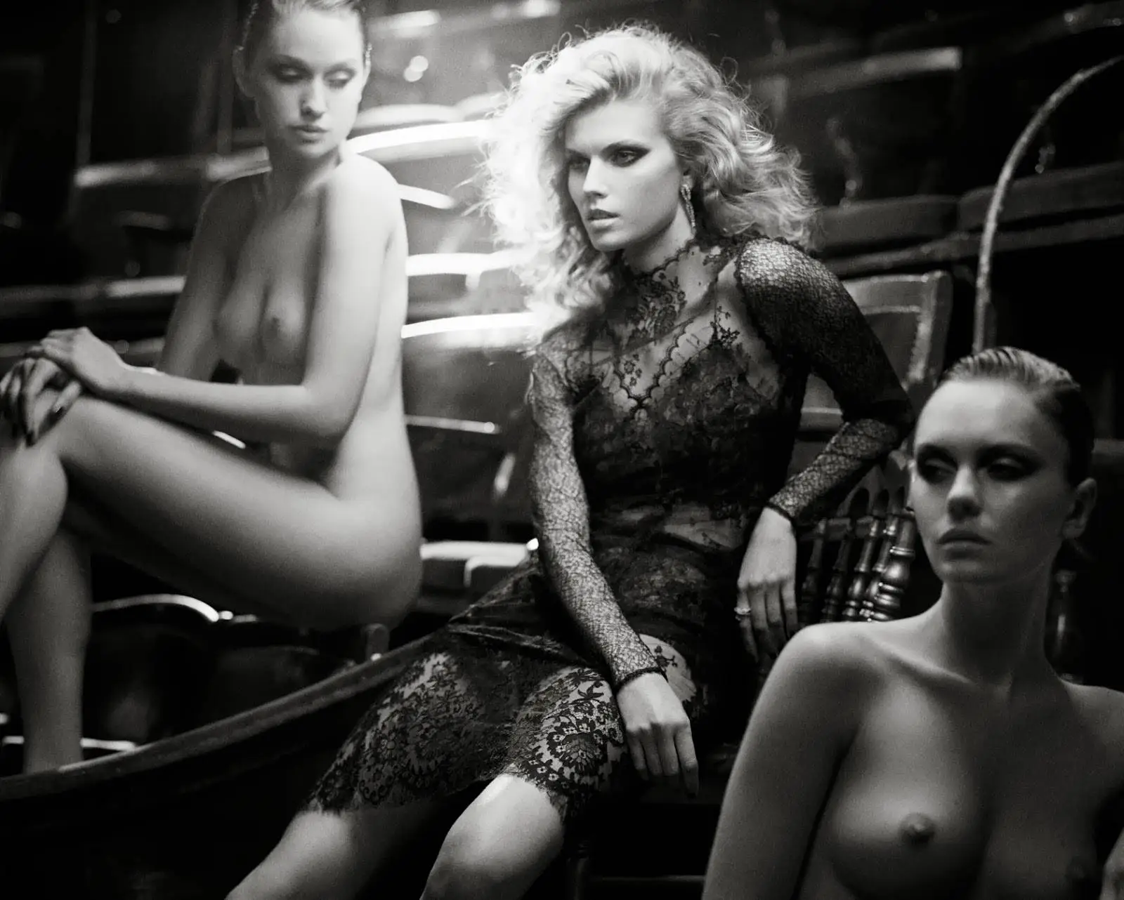 Maryna Linchuk by Vincent Peters for Vogue Russia December 2013