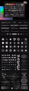 Retro Futuristic Shapes Collection