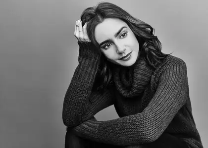 Lily Collins by Maarten De Boer Portraits at the 2017 Sundance Film Festival