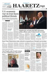 Haaretz English Edition - 1 September 2026