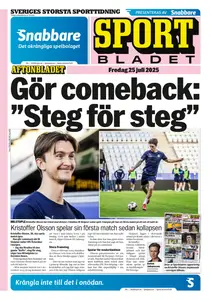 Sportbladet - 25 Juli 2025