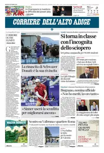 Corriere dell'Alto Adige - 9 Settembre 2025