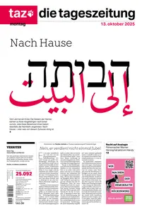 taz die tageszeitung - 13 Oktober 2025