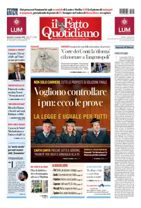 Il Fatto Quotidiano - 2 Novembre 2025