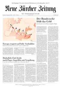 Neue Zurcher Zeitung International  - 20 September 2024