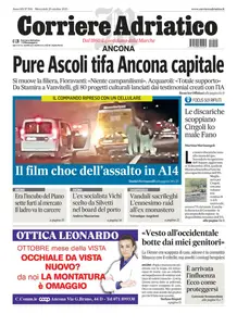 Corriere Adriatico Ancona - 29 Ottobre 2025