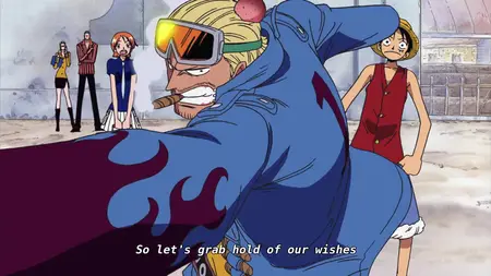One Piece (1999 S11E02 Rubber and Ice One On One Fight! Luffy vs Aokiji! Koten Gars