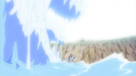 One Piece (1999 S11E02 Rubber and Ice One On One Fight! Luffy vs Aokiji! Koten Gars