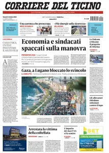Corriere del Ticino - 3 Ottobre 2025