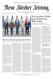 Neue Zürcher Zeitung International - 25 Juni 2026