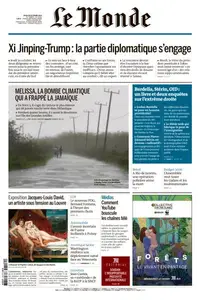Le Monde du Jeudi 30 Octobre 2025