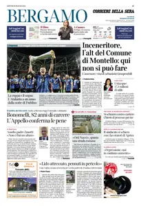Corriere della Sera Bergamo - 22 Maggio 2025
