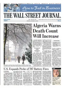 The Wallstreet Journal (Europe) January 21 2013