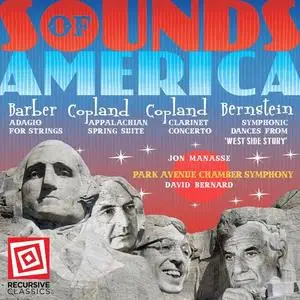 David Bernard & Park Avenue Chamber Symphony - Sounds of America: Barber, Copland and Bernstein (2021)