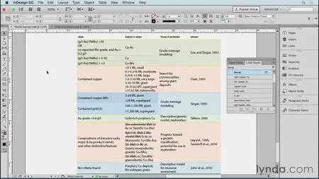 Lynda - InDesign Tables in Depth (2015) [repost]